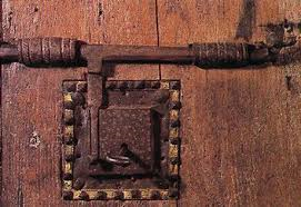 Armoire d'Aubazines serrure